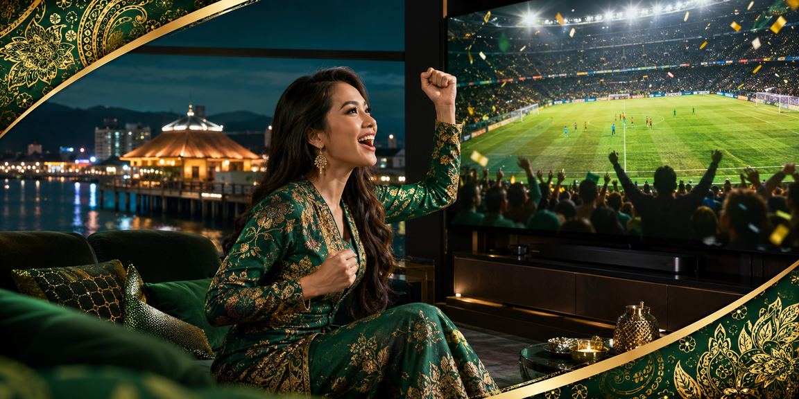 Paparan pertaruhan kasino Malaysia dengan rekaan batik yang menarik